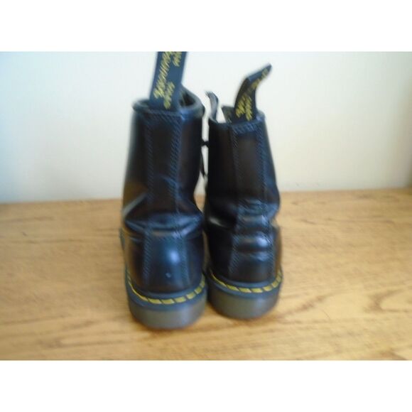 Dr Martens 1460 W black combat boots size 9 womens mens size 8 - Picture 3 of 10